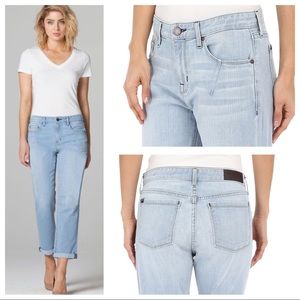 NWT Parker Smith Girlfriend Pants Beaux Blue